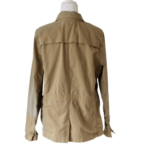 Eddie Bauer Long Sleeve Button-Down Shirt color Khaki - Size PL - Picture 2 of 5